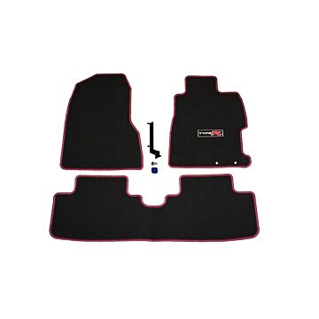 OEM Honda ''Type R'' floor mats set (Civic 01-06 3 drs RHD) | 08P15-S5S-520F | A4H-TECH.COM