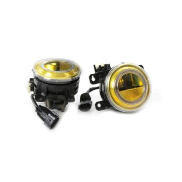 OEM Honda JDM yellow fog lights kit (Honda Civic 17-21 2.0 turbo Type R FK8) | 08V31-E3J-D00 | A4H-TECH / ALL4HONDA.COM