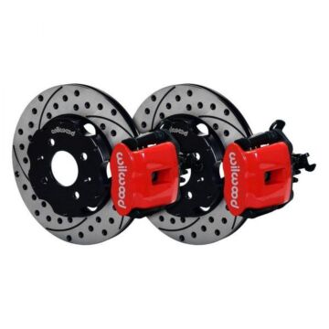 Wilwood Forged 276mm Big Brake Kit achterzijde rood (Civic/CRX/Del sol/Integra) | WW-140-10206-DR | A4H-TECH / ALL4HONDA.COM