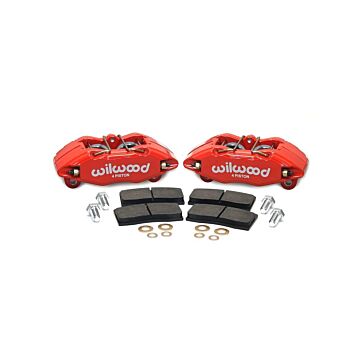 Wilwood Forged DPHA 262mm 4-pot Big Brake Kit red (Civic/CRX/Del sol) | WW-140-13029-R | A4H-TECH.COM