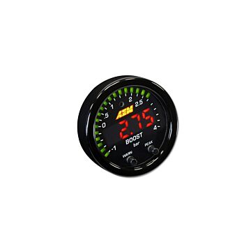 AEM X-series digitale oliedruk meter tot 150 psi / 10 bar zwart (universeel) | AEM-30-0307 | A4H-TECH.COM