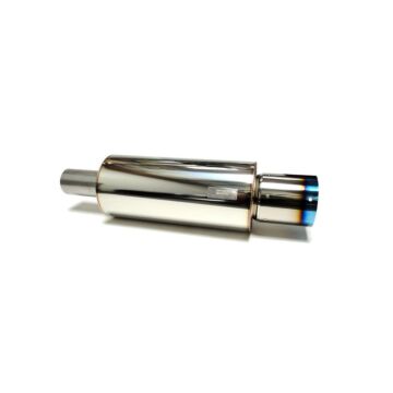 Invidia GT300 2.5''  stainless steel Burned Tip rear muffler (universal) | INV-USNHD-5101T | A4H-TECH.COM