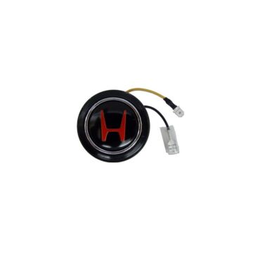 VMS Racing horn button black with red H-logo (universal) | VM-HT001 | A4H-TECH.COM