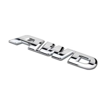 OEM Honda ''AWD'' logo chrome (universal) | 75719-T7D-003 | A4H-TECH / ALL4HONDA.COM