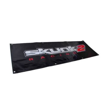 Skunk2 Racing workshop banner black/red/grey 150x50cm (universal) | 836-99-1443 | A4H-TECH / ALL4HONDA.COM