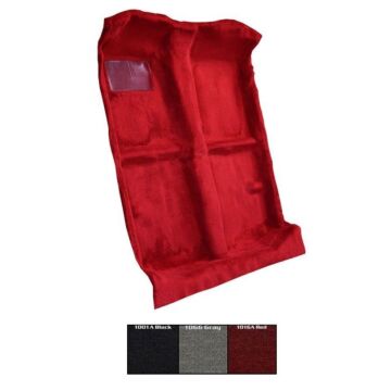 ACC Floor carpet complete Essex "standard backing" red (Honda Civic 96-00 3drs) | ACC-11000-180-1016A-R | A4H-TECH / ALL4HONDA.COM