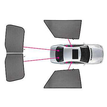 Privacy Shades achterzijde (Civic 07-12 3drs) | AUS-PV-HOCIV3B