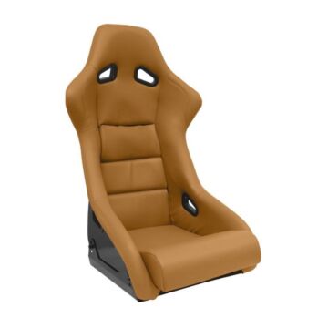 H-Gear bucket seat Type BS1 beige leather (universal) | AUS-SS-47LC | A4H-TECH / ALL4HONDA.COM