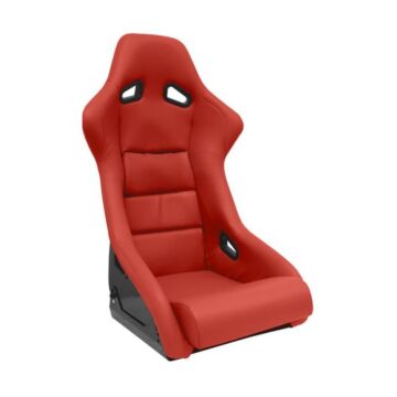 H-Gear bucket seat Type BS1 red leather (universal) | AUS-SS-47LR | A4H-TECH / ALL4HONDA.COM