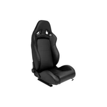 H-Gear Adjustable bucket seat type LH leather (universal) | AUS-SS-72L | A4H-TECH / ALL4HONDA.COM