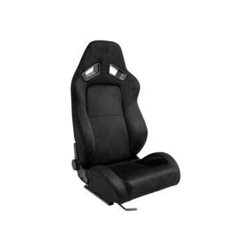 H-Gear Verstelbare kuipstoel type LH zwart (universeel) | AUS-SS-72Z | A4H-TECH / ALL4HONDA.COM