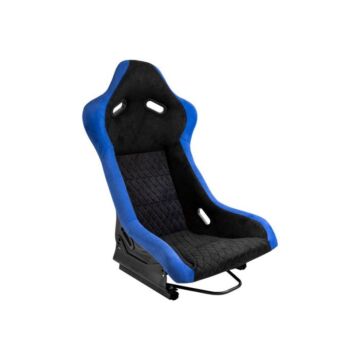 H-Gear Kuipstoel type LV zwart/blauw (universeel) | AUS-SS-84B | A4H-TECH / ALL4HONDA.COM