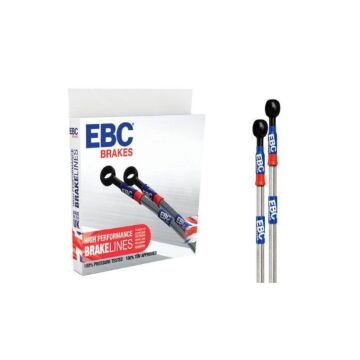 EBC 4 piece set stainless steel brake line drum brakes (Honda Civic 96-00 2/3/4 drs) | BLA1454-4L | A4H-TECH / ALL4HONDA.COM