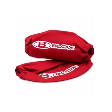 Blox Racing Neoprene coilovers sleeve set 2 pieces red (universal)