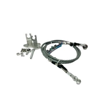 Bull Boost Performance Race Spec shifter cables + bracket H/F swap (Civic/Del sol/Integra with H/F-swap) | BB-01-062457994431 | A4H-TECH / ALL4HONDA.COM