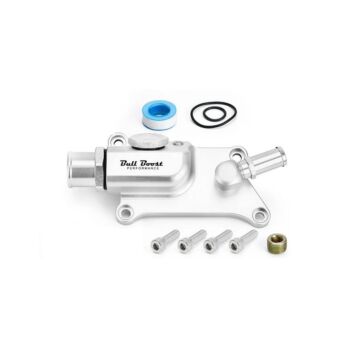 Bull Boost Performance Upper aluminium coolant housing 1.25" straight (Honda K-serie engines) | BB-01-720053571684 | A4H-TECH / ALL4HONDA.COM