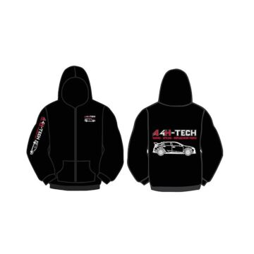 A4H-TECH Capuchon vest black + logo (universal) | A4H-VEST | A4H-TECH / ALL4HONDA.COM
