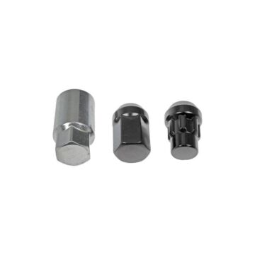 Dorman Wheel nuts / wheel locks M14x1.5 black conical 16 pieces (universal) | DM-713-675A | A4H-TECH / ALL4HONDA.COM