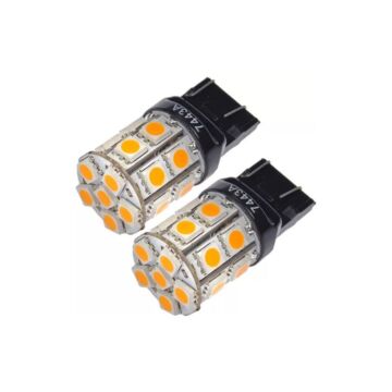 Dorman T20 WY21/5W lampe SMD LED orange (universal) | DM-7443A-SMD | A4H-TECH / ALL4HONDA.COM