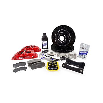 EBC Racing Balanced Big Brake Kit 330x28mm 4-piston (Honda S2000 99-09) | BBK040X | A4H-TECH / ALL4HONDA.COM