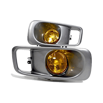 DEPO fog lights JDM yellow (Civic 99-00 2/3/4 drs) | FL-CV99D-JDM | A4H-TECH / ALL4HONDA.COM