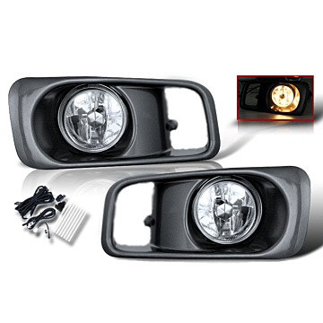 Sonar fog lights Chrome (Civic 99-00 2/3/4 drs) | FL-CV99J-C | A4H-TECH.COM