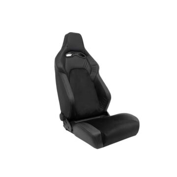 H-Gear Adjustable bucket seat type VGR Premium black/silver (universal) | AUS-SS-45ALS | A4H-TECH / ALL4HONDA.COM
