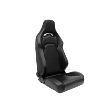 H-Gear Adjustable bucket seat type VGR black/silver (universal) | AUS-SS-45LS | A4H-TECH / ALL4HONDA.COM
