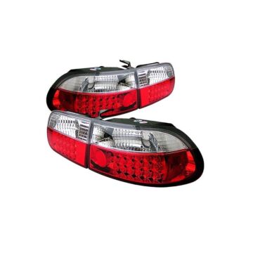 Sonar Achterlichten Red/Clear LED (Civic 92-95 3drs)