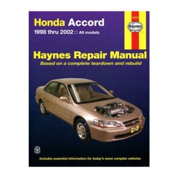 Haynes werkplaatshandboek CD (Honda Accord 98-02) | HYS-42014 | A4H-TECH / ALL4HONDA.COM