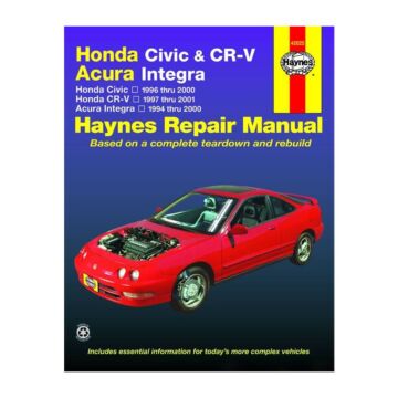 Haynes werkplaatshandboek (Honda Civic/ Del Sol/ CR-V/ Integra) | HYS-42025 | A4H-TECH / ALL4HONDA.COM