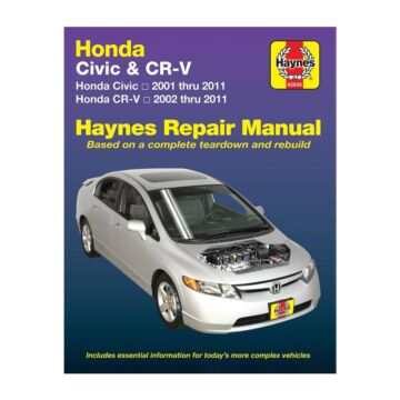 Haynes werkplaatshandboek (Honda Civic/ CR-V) | HYS-42026 | A4H-TECH / ALL4HONDA.COM