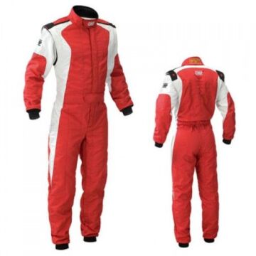 OMP overall Dart Suit Rood/Wit (universeel) | IA01836063XX | A4H-TECH.COM