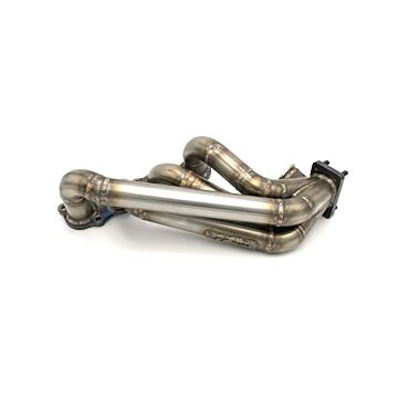 Tegiwa side winder turbo uitlaatspruitstuk T3/T4 44mm wastegate (K-serie motoren) | TI-RW-SW-MANI-EP3-TBK | A4H-TECH.COM