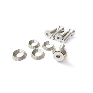 H-Gear stainless steel washers and M6x25mm hexagon bolt set (Universal) | HG-WK-SS-25 | A4H-TECH.COM