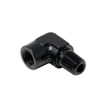 K-tuned 1/8 NPT 90 graden verloop zwart (universeel) | KTD-18NPT-0-90 | A4H-TECH.COM