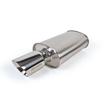 K-Tuned stainless steel rear muffler 2.5" long (universal) | KTD-MFL-25S | A4H-TECH.COM