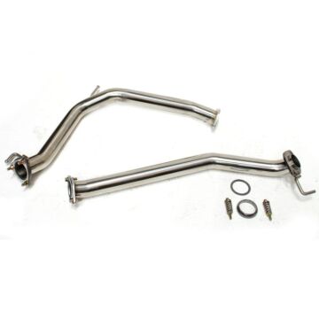 M2 Sport stainless steel mid section/centre section no muffler 2.5'' (Civic 07-12 Type R FN2) | M2-MHD-FN2-P | A4H-TECH.COM