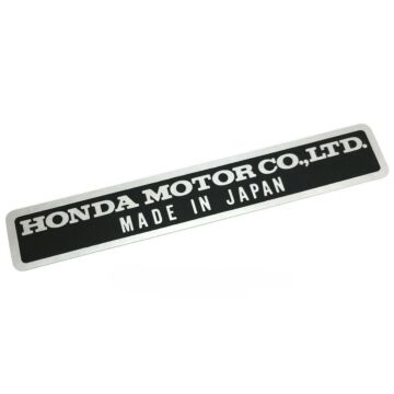 OEM Honda ''DOHC VTEC'' stickers (Civic/CRX/Del sol) | 75727-S02-A11ZA | A4H-TECH.COM