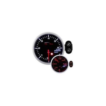 Depo Racing Benzinedruk meter PEAK series 52mm (universeel) | PK-WA5267BX | A4H-TECH / ALL4HONDA.COM