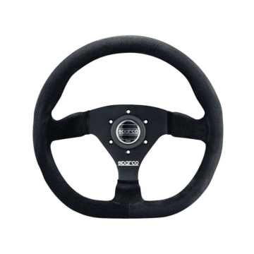 Sparco L360 Flat (330mm) stuur suede zwart (Universeel) | SP-015TRGS1TUV | A4H-TECH.COM