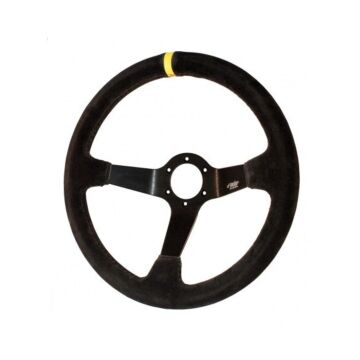 Simoni Racing carrera (350MM) stuur suede zwart (universeel) | SR-CAR350C