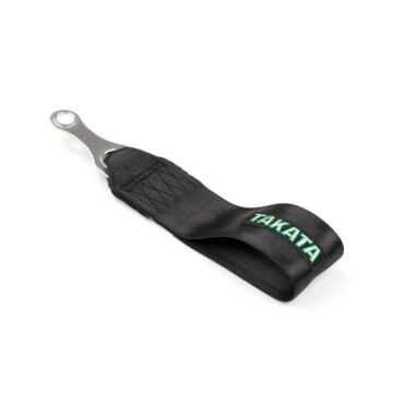 Takata tow strap (tow hook) black 25cm (universal) | TK-78009-0 | A4H-TECH.COM