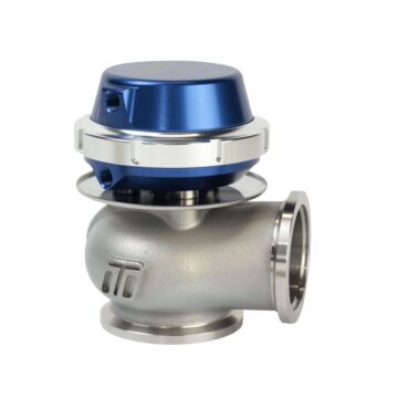 Turbosmart 40mm externe wastegate v-band Blauw (universeel) | TS-0505-1005