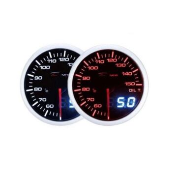 Depo Racing Olietemperatuur meter dual series 52mm (universeel) | WA5247BLED | A4H-TECH / ALL4HONDA.COM