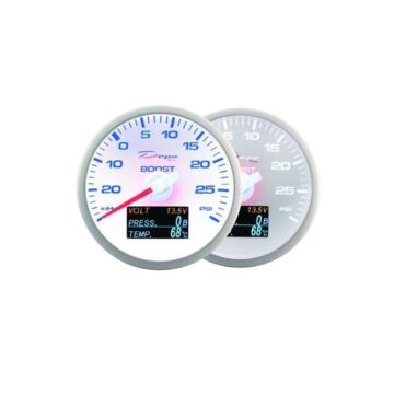 Depo Racing Boost / volt / oil pressure / oil temperature gauge WBL 4in1 series 60mm (universeel) | WA60014WX | A4H-TECH / ALL4HONDA.COM