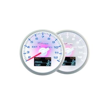 Depo Racing Exhaust temperature & volt / pressure / temerature gauge WBL 4in1 series 60mm (universeel) | WA60574WX | A4H-TECH / ALL4HONDA.COM