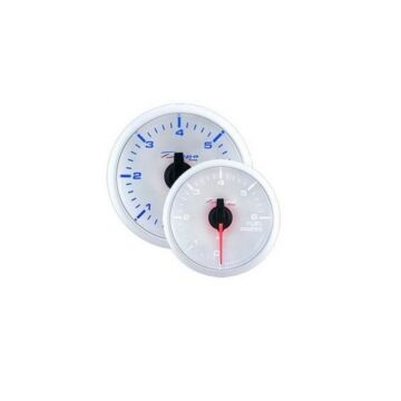 Depo Racing Benzine druk meter WBL Series 52mm (universeel) | WBL5267W | A4H-TECH / ALL4HONDA.COM