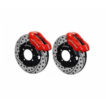 Wilwood Forged Dynalite 280mm 4-pot Big Brake Kit red (Honda Civic/CRX/Del sol) | WW-140-8695-DR | A4H-TECH / ALL4HONDA.COM