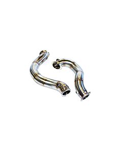 Bull Boost Performance RVS katalysator vervanger/down pipe (BMW E90/E92 N54 135i/335i Turbo) | BB-01-720595372213 | A4H-TECH / ALL4HONDA.COM
